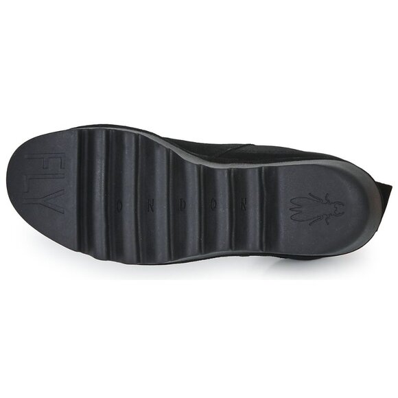 Fly London BAGU233FLY Suede Leather Women's Slip On Black Boots Size 8-8.5 - Picture 7 of 14